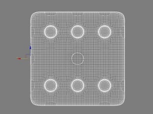 dice low poly model 3D Model