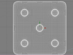 dice low poly model 3D Model