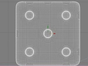 dice low poly model 3D Model