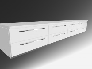 modern cupboard 3D Model
