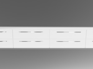 modern cupboard 3D 模型