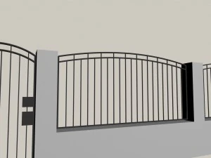 iron fence 3D Model
