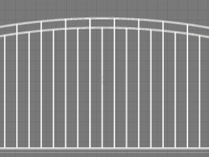 iron fence 3D 模型