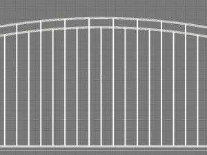 iron fence 3D Model
