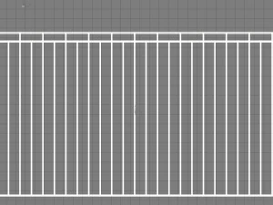 iron fence 3D Model