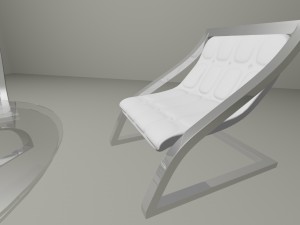 modern set of table with chairs Modelo 3D
