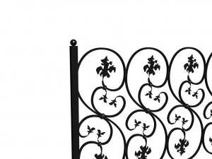 simple version of fence 3D Model