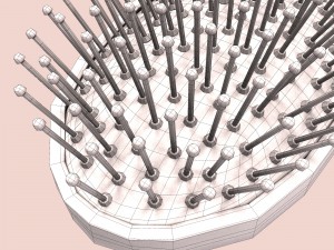 massage comb 3D Model