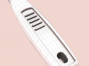 massage comb 3D Model