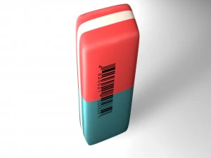 eraser 3D Model