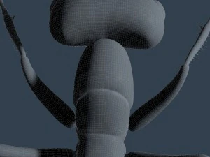 ant rigged 3D Model