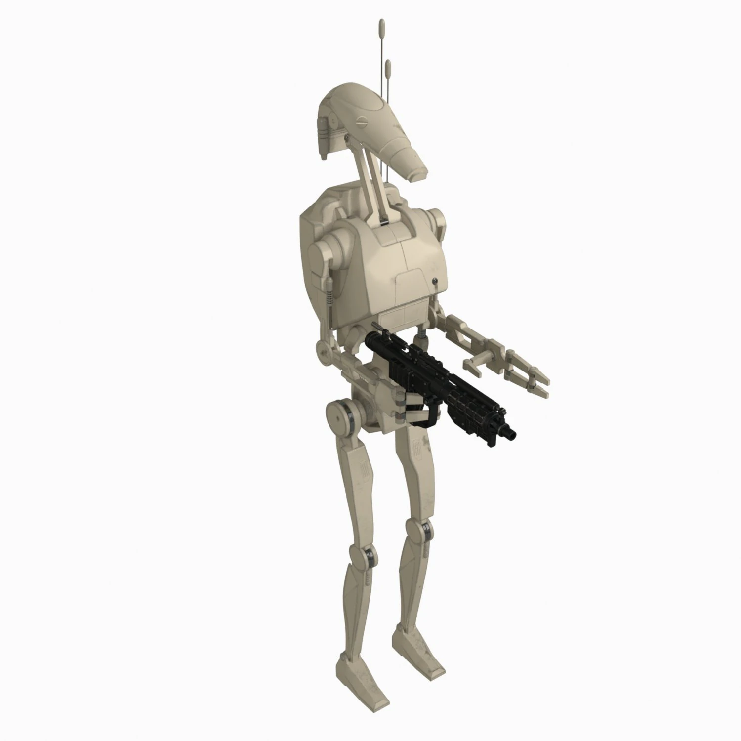 बैटल ड्रॉइड धांधली 3D मॉडल .c4d .max .obj .3ds .fbx .stl .blend