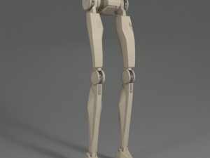battle droid rigged 3D मॉडल