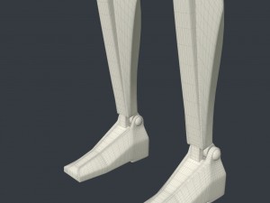 battle droid rigged 3D मॉडल