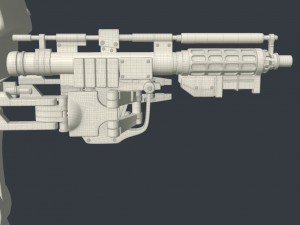 battle droid rigged 3D मॉडल