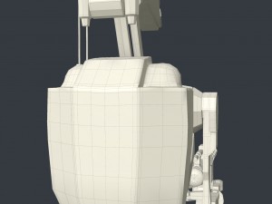 battle droid rigged 3D मॉडल