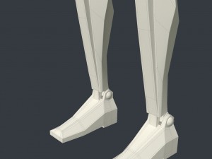 battle droid rigged 3D मॉडल