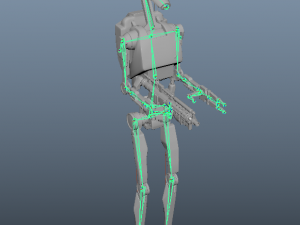 battle droid rigged 3D मॉडल