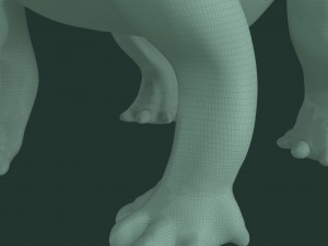 uthaceratops rigged Modello 3D