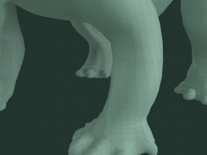 uthaceratops rigged Modello 3D