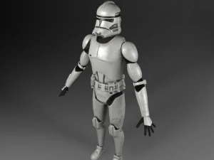 soldato clone truccato Modello 3D