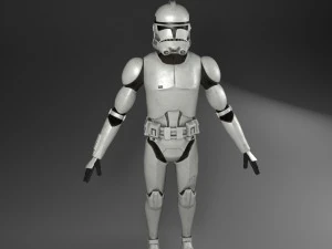 soldato clone truccato Modello 3D