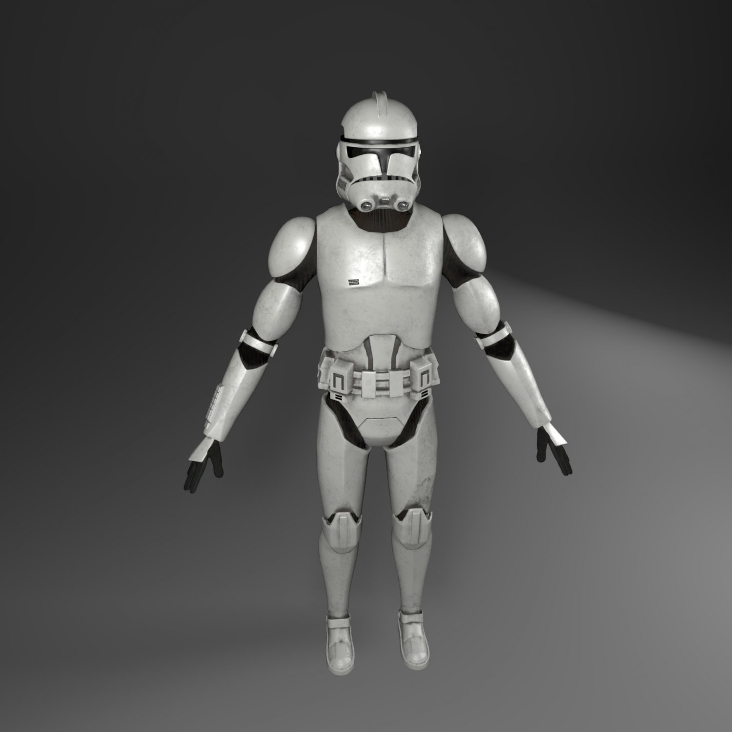 blender clone trooper model blender clone trooper model