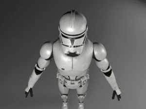 soldato clone truccato Modello 3D