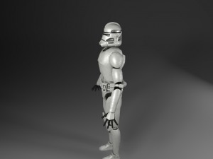 clone trooper rigged 3D 모델