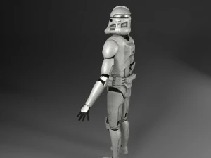 soldato clone truccato Modello 3D