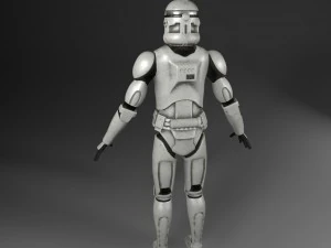 soldato clone truccato Modello 3D