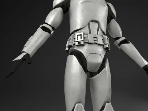 soldato clone truccato Modello 3D