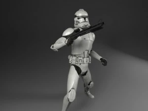 soldato clone truccato Modello 3D