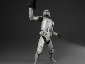 soldato clone truccato Modello 3D