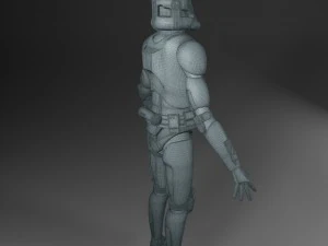 soldato clone truccato Modello 3D