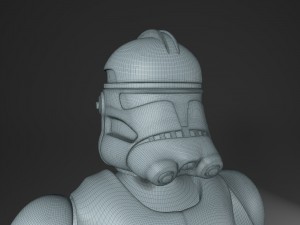 clone trooper rigged 3D 모델