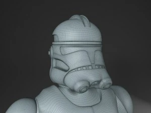 soldato clone truccato Modello 3D