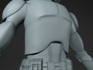 soldato clone truccato Modello 3D