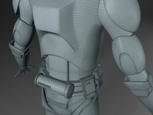 soldato clone truccato Modello 3D