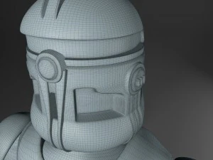 soldato clone truccato Modello 3D