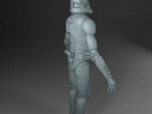 soldato clone truccato Modello 3D