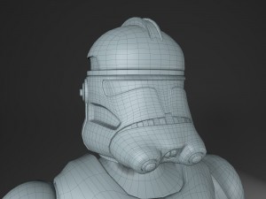 clone trooper rigged 3D 모델