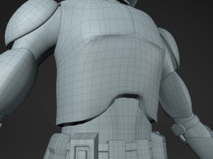 clone trooper rigged 3D 모델