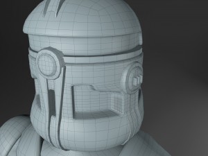 clone trooper rigged 3D 모델