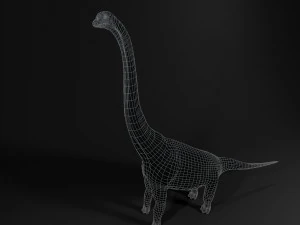 supersaurus rigged 3D Model