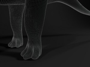 supersaurus rigged 3D मॉडल