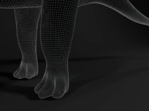 supersaurus rigged 3D Model
