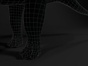 supersaurus rigged 3D मॉडल