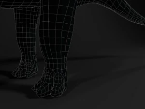 supersaurus rigged 3D Model