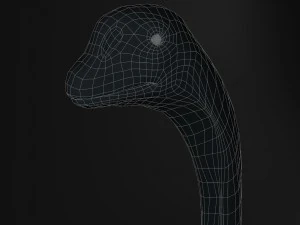 supersaurus rigged 3D Model